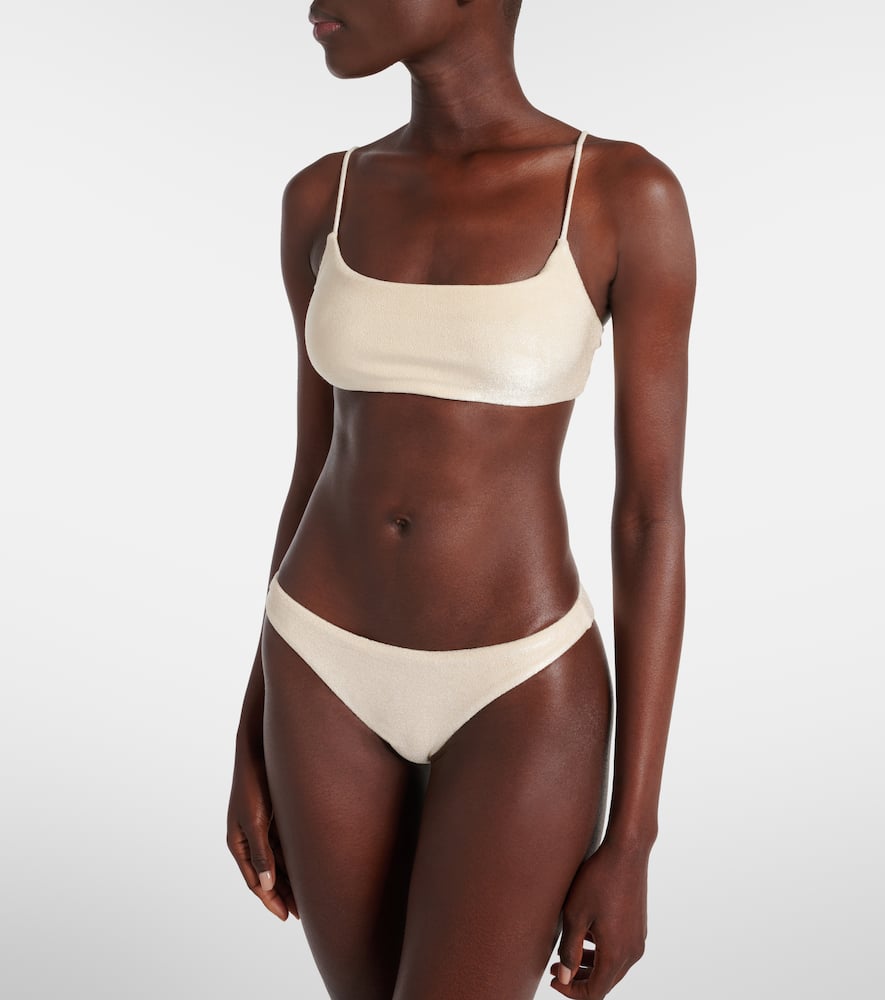 Jade Swim Muse Bikini Top In Beige