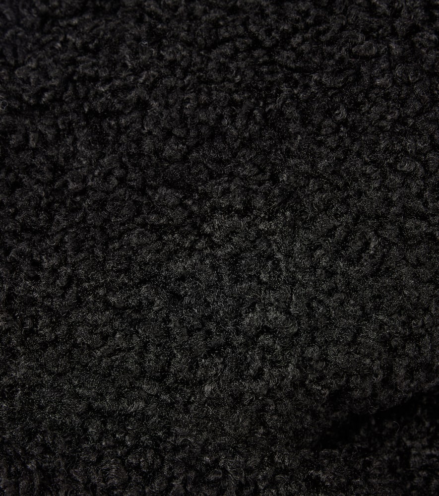 Ruslan Baginskiy Faux Shearling Hood In Black