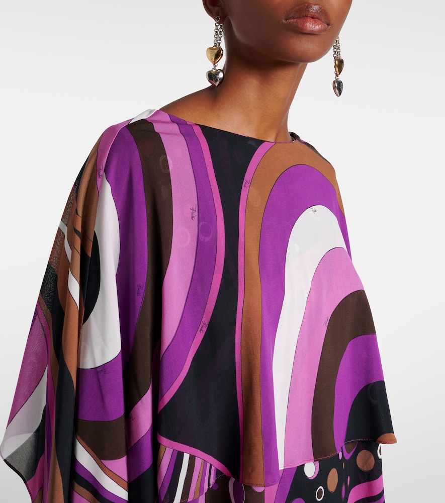  Pucci Pucci Iride Silk Maxi Dress 