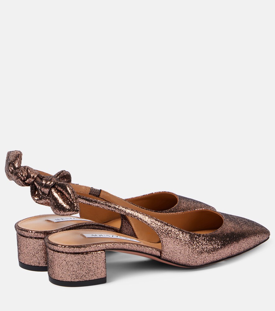  Aquazzura Aquazzura Slingback-pumps Very Bow Tie 