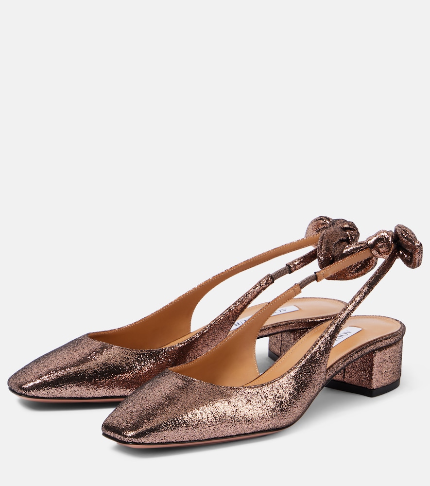  Aquazzura Aquazzura Slingback-pumps Very Bow Tie 