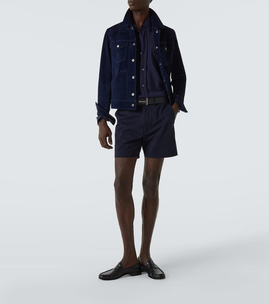Tom Ford Collared Shirt With Front Pocket And Long Sleeves