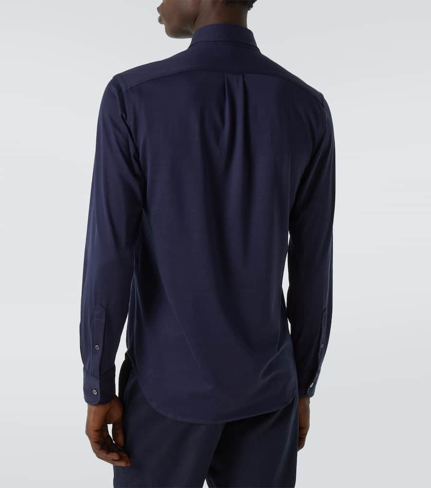 Tom Ford Collared Shirt With Front Pocket And Long Sleeves