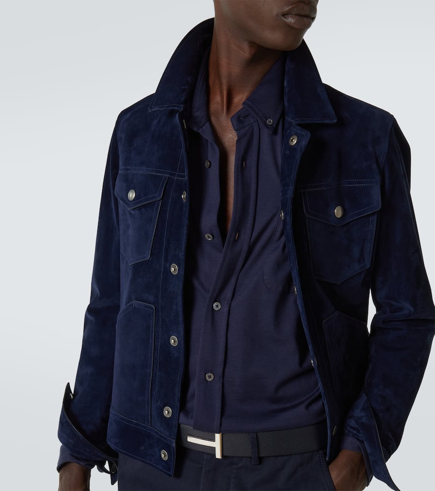 Tom Ford Collared Shirt With Front Pocket And Long Sleeves