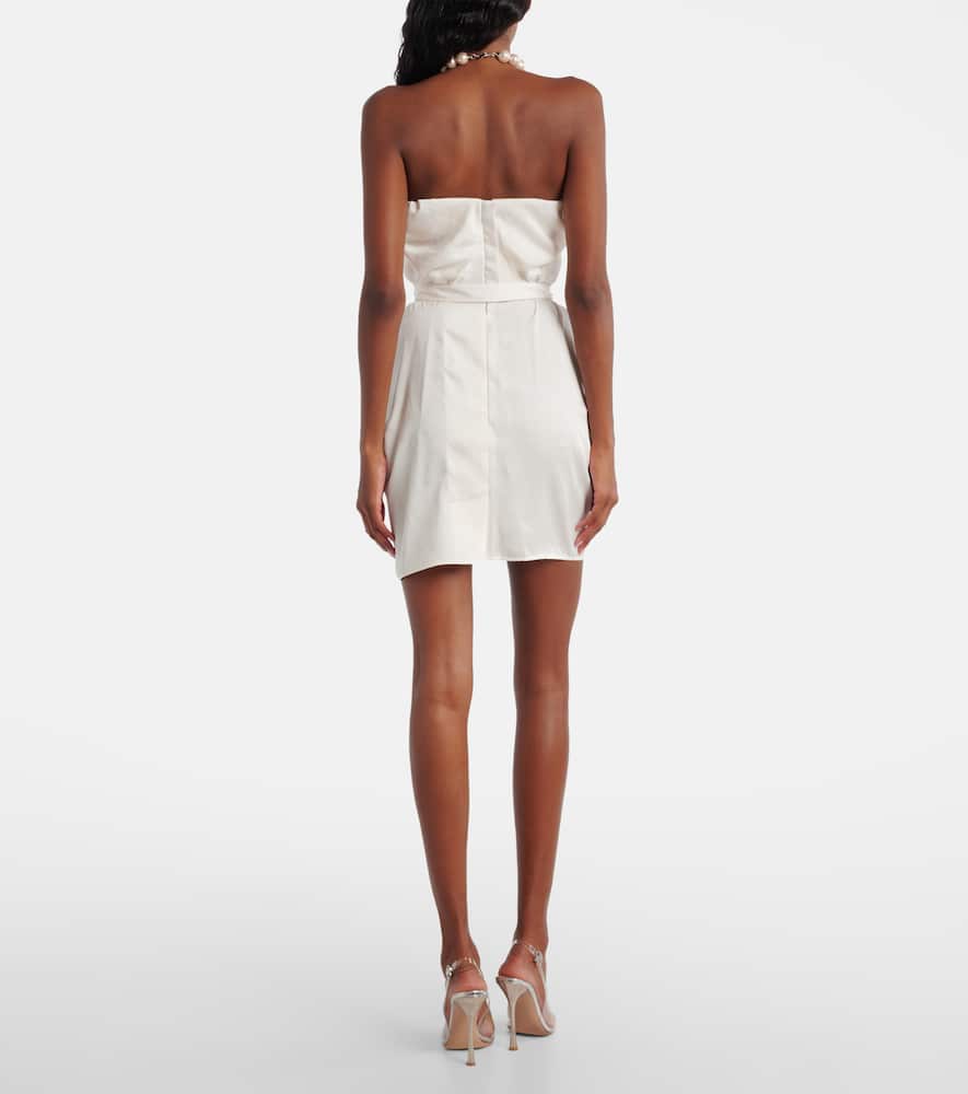 Vivienne Westwood Susana Draped Corset Dress In White
