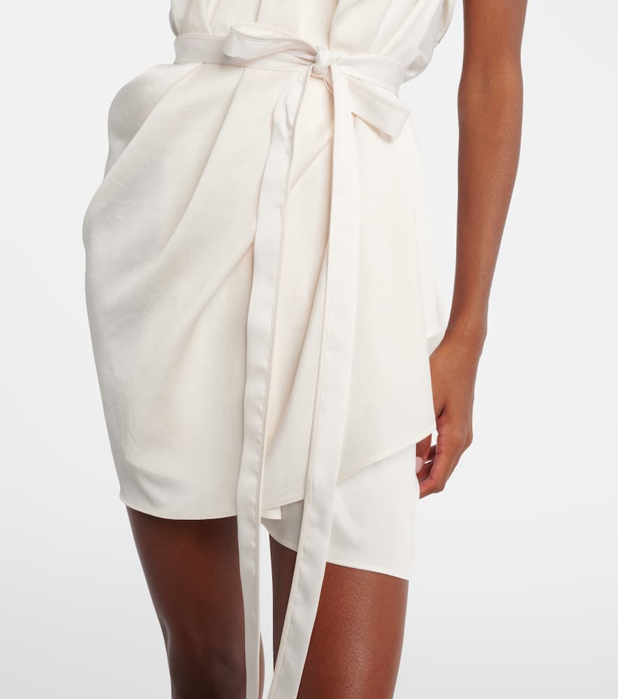 Vivienne Westwood Susana Draped Corset Dress In White