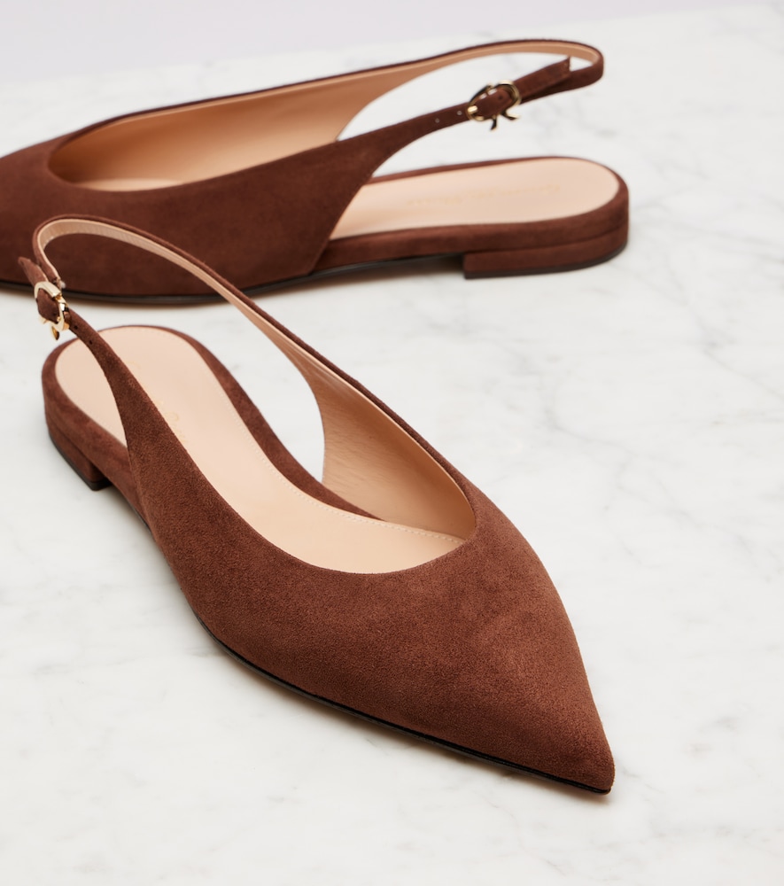  Gianvito Rossi Gianvito Rossi Robbie 05 Slingback Flats 