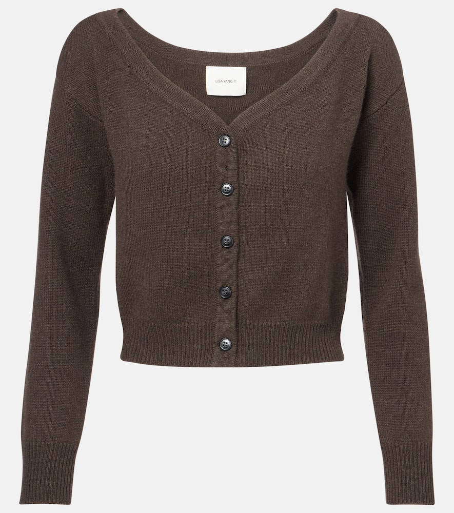 Lisa Yang Cardigan Beata Aus Kaschmir In Brown
