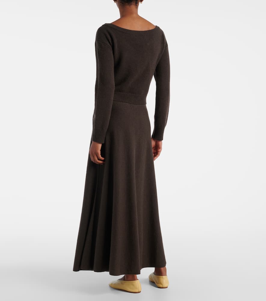 Lisa Yang Cardigan Beata Aus Kaschmir In Brown