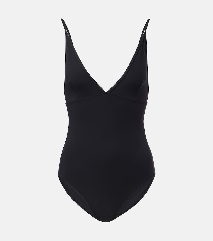 Open-back swimsuit