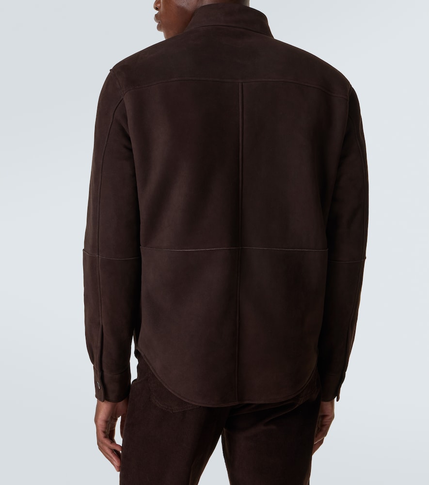 The Row The Row Bento Shearling-lined Suede Jacket 