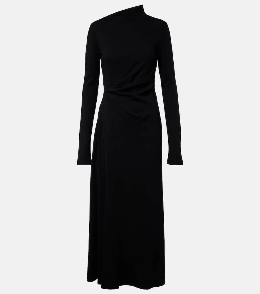 Edile wool and cotton-blend midi dress