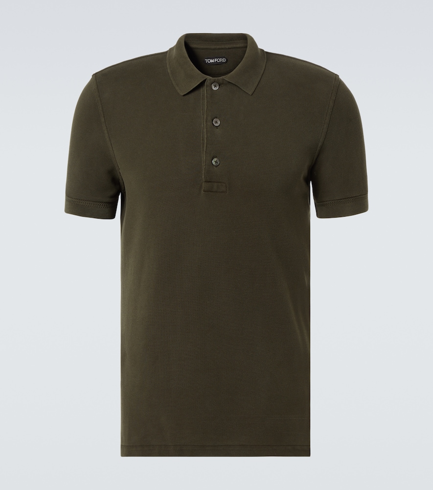 Tom Ford Uomo Polo In Piqu矇 Verde It Taglia 56- Mytheresa