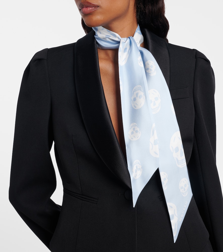 Skull Silk Scarf