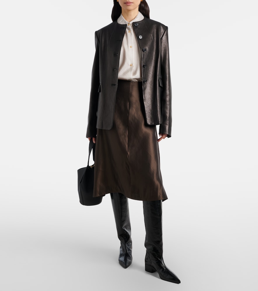 Andee 40 Leather Knee-High Boots
