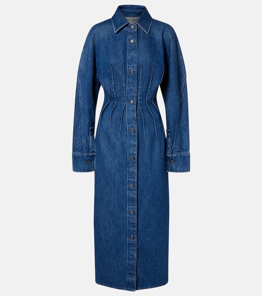 Midikleid aus Denim