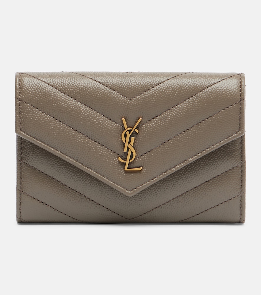 Saint Laurent Cassandre leather card holder