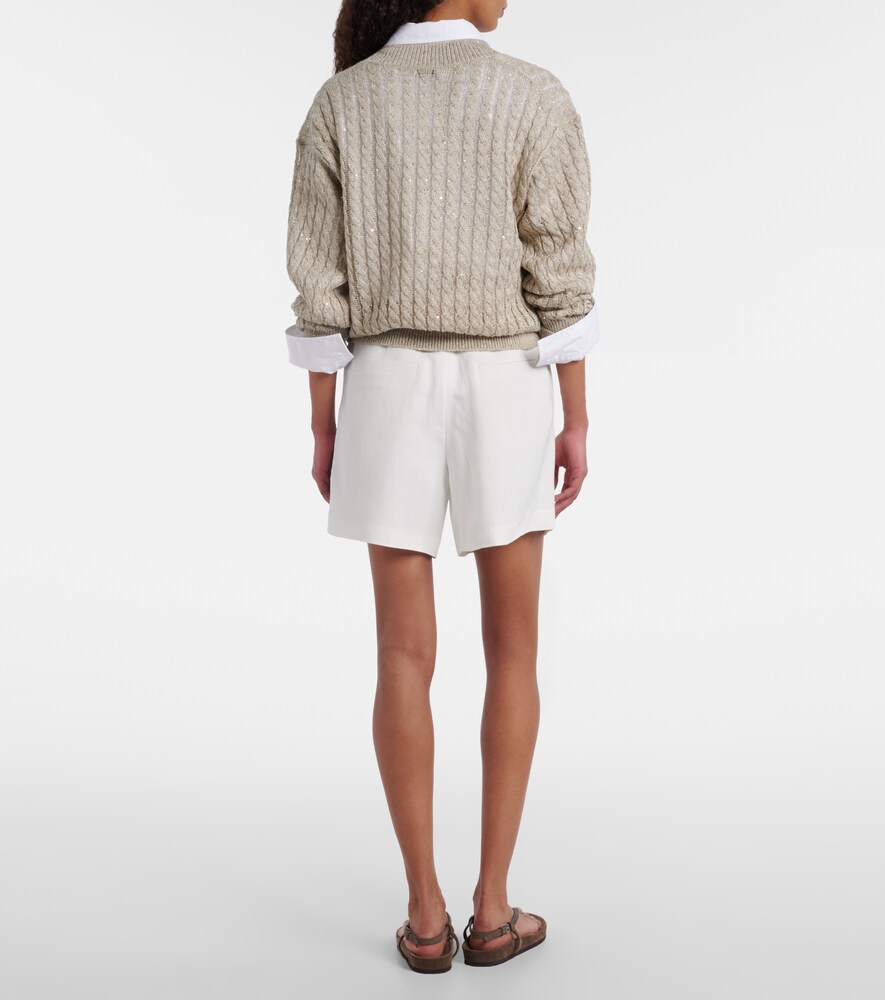  Brunello Cucinelli Brunello Cucinelli High-rise Bermuda-shorts 