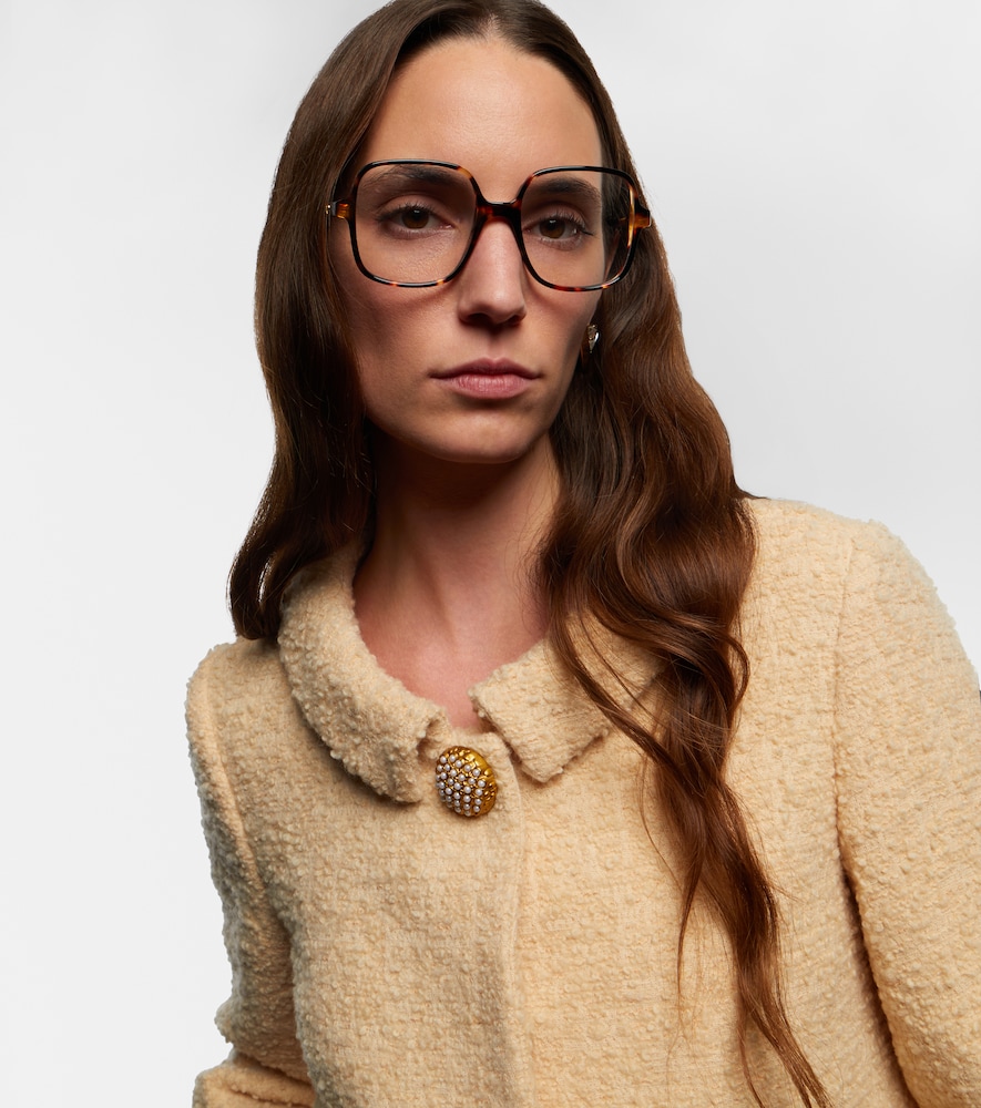  Valentino Valentino Light V Vlogo Oversized Glasses 