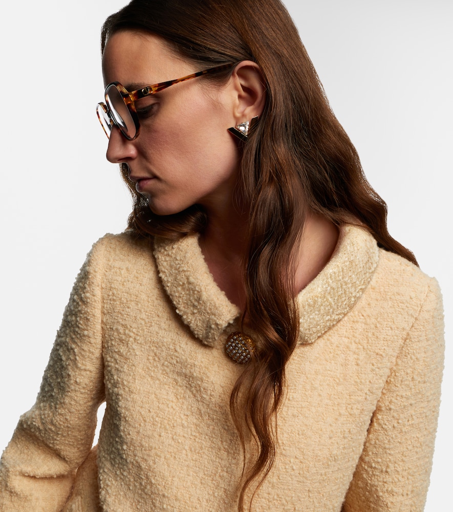  Valentino Valentino Light V Vlogo Oversized Glasses 