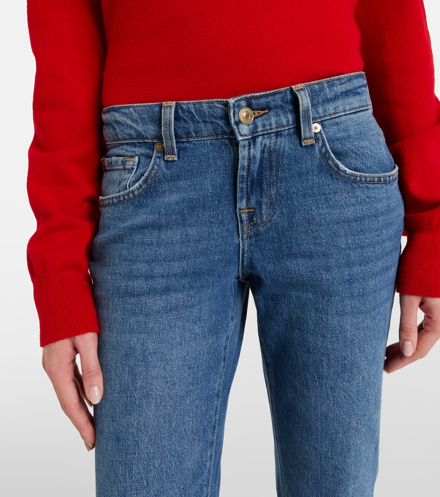  7 For All Mankind 7 For All Mankind Low-rise Slim Jeans Low Cigarette 