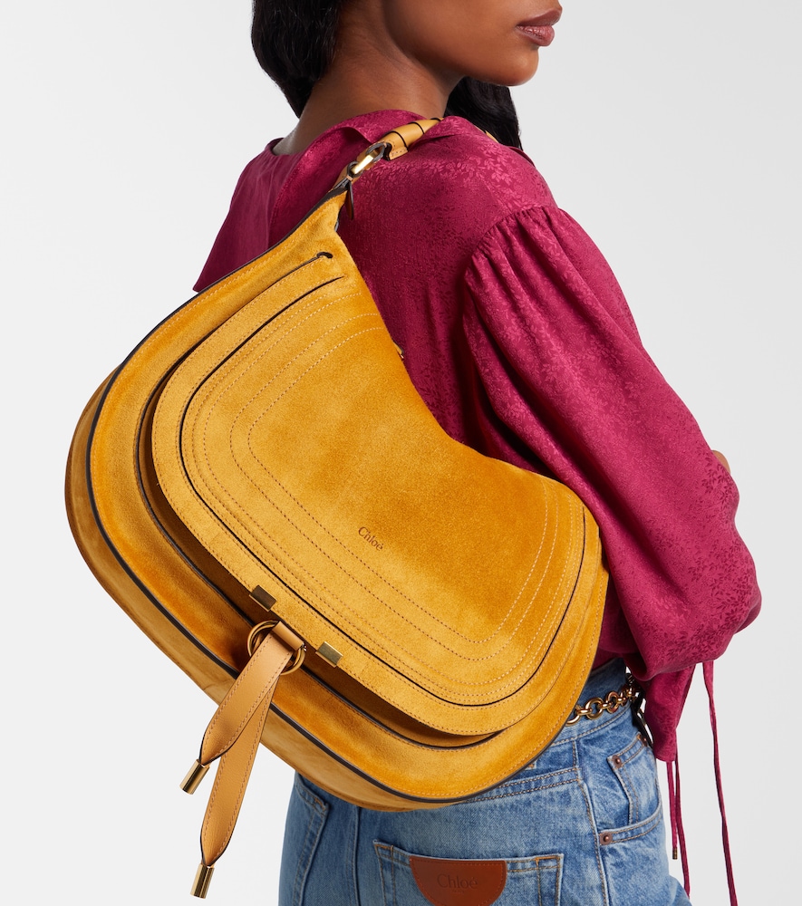Chloé Marcie Medium suede shoulder bag