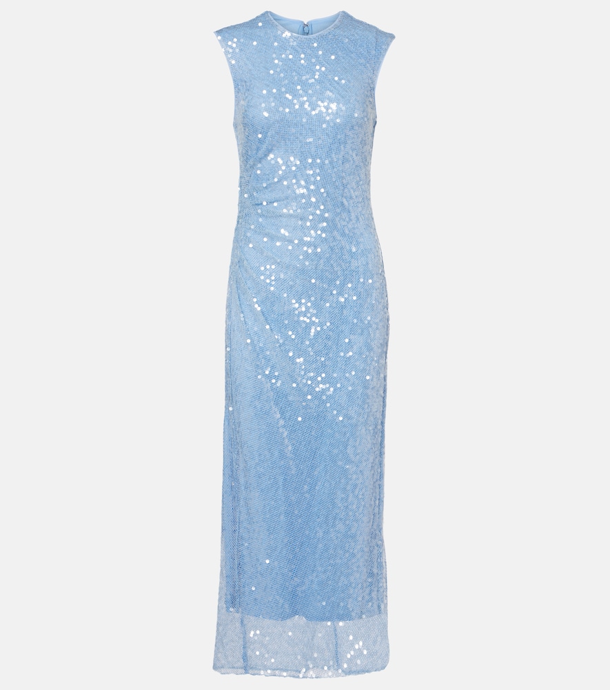 Veronica Beard Women's Blue Kimberly Sequined Midi Dress UK Size 14 - Mytheresa