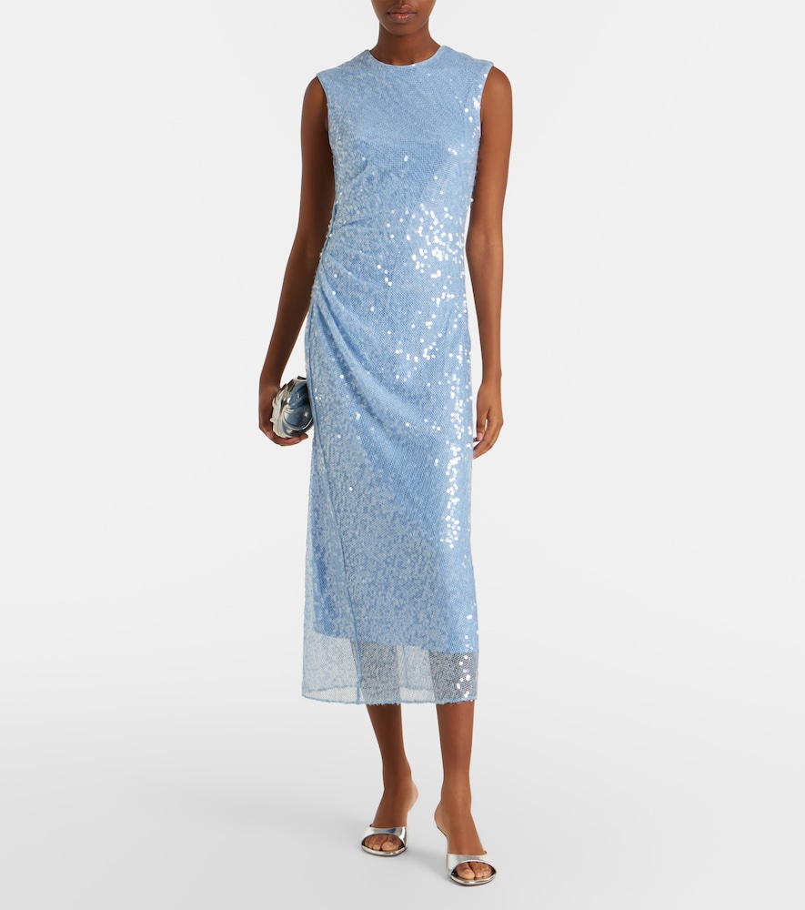  Veronica Beard Veronica Beard Midikleid Kimberly Mit Pailletten 