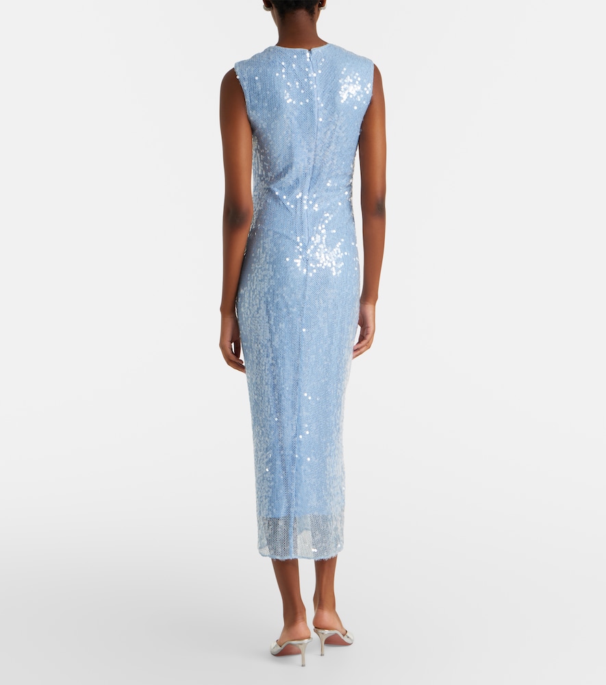  Veronica Beard Veronica Beard Midikleid Kimberly Mit Pailletten 