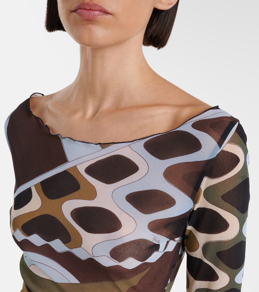  Pucci Pucci Vivara Sheer Tulle Top 