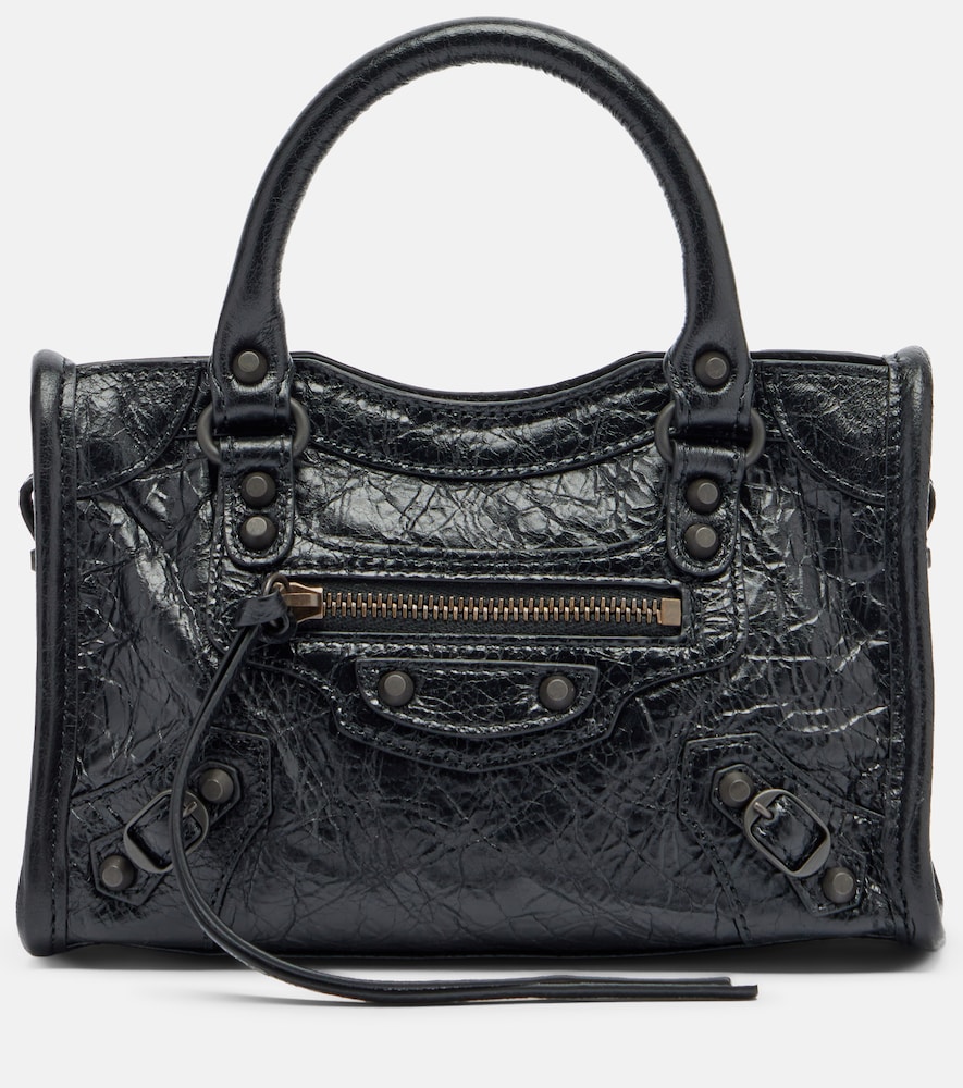 Balenciaga Le City Mini leather top-handle bag