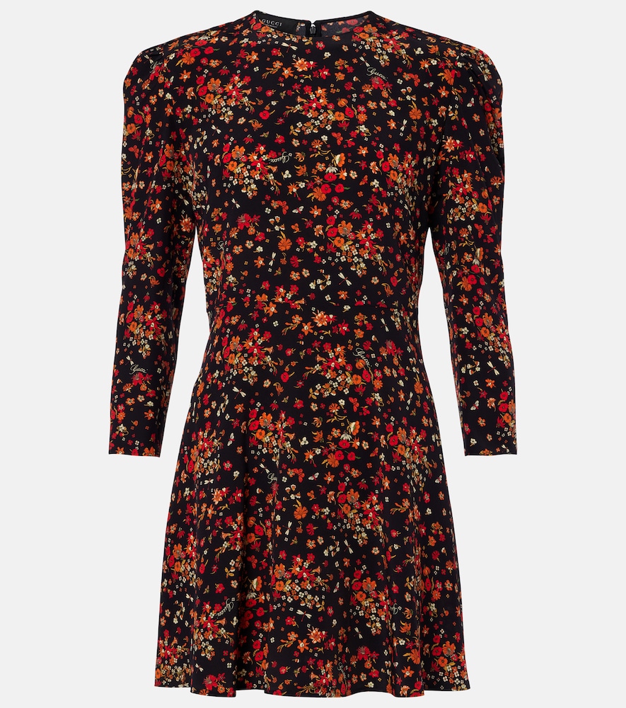 Gucci Floral silk minidress - Women's Clothing