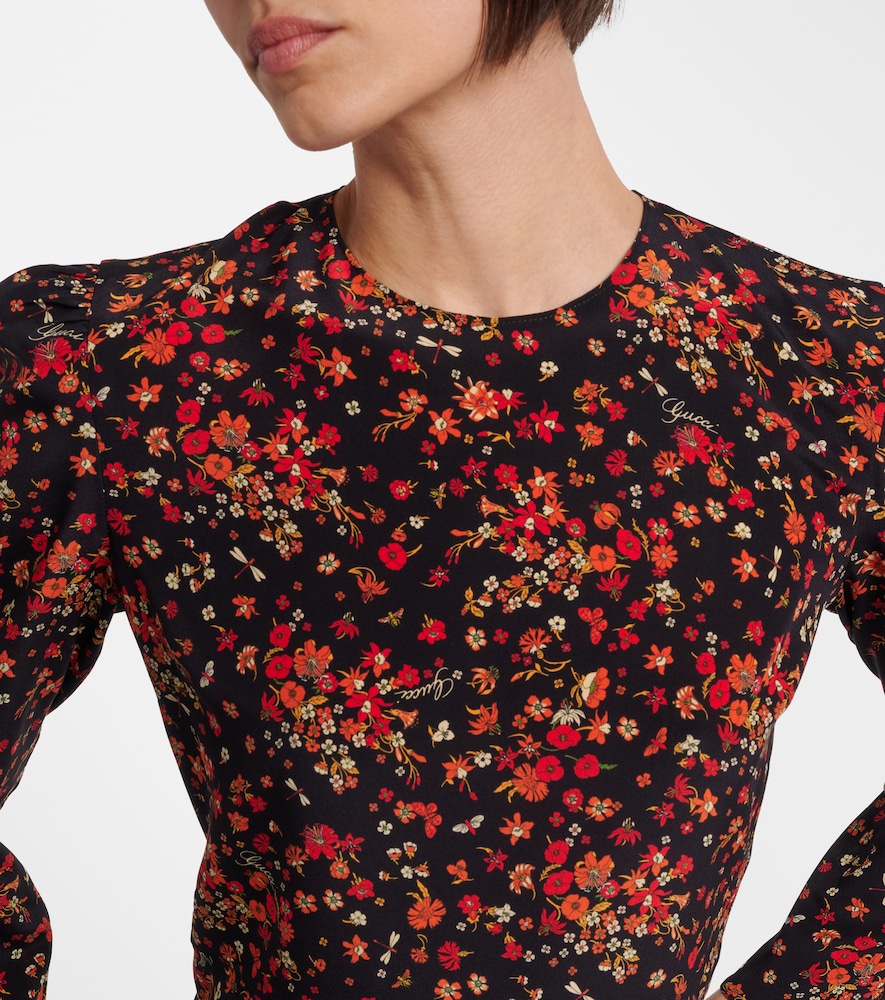  Gucci Gucci Minikleid Aus Seide 