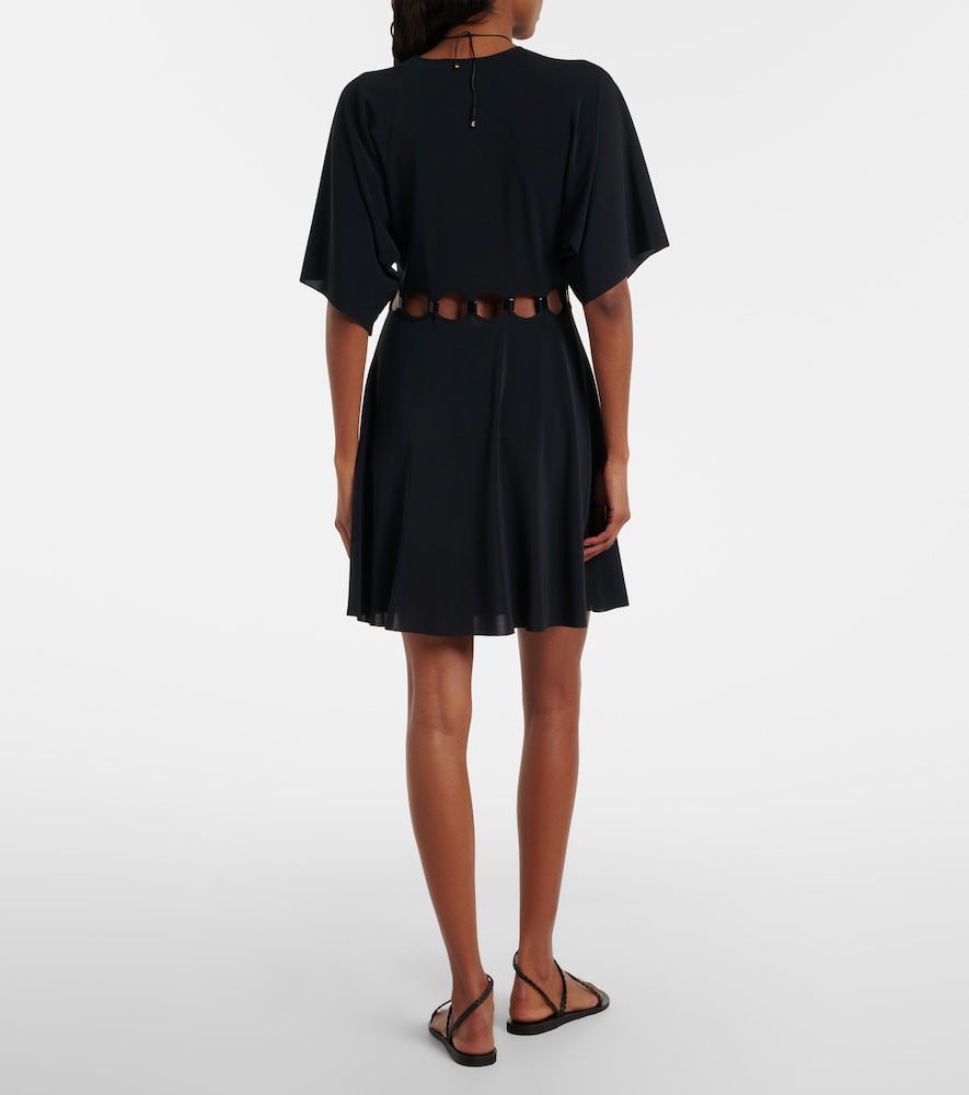  Eres Eres Connection Cutout Jersey Minidress 