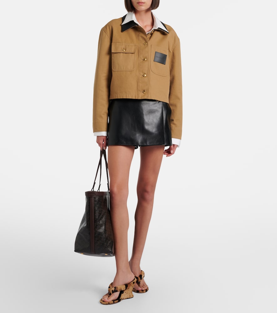  Balenciaga Balenciaga Leather Skort 