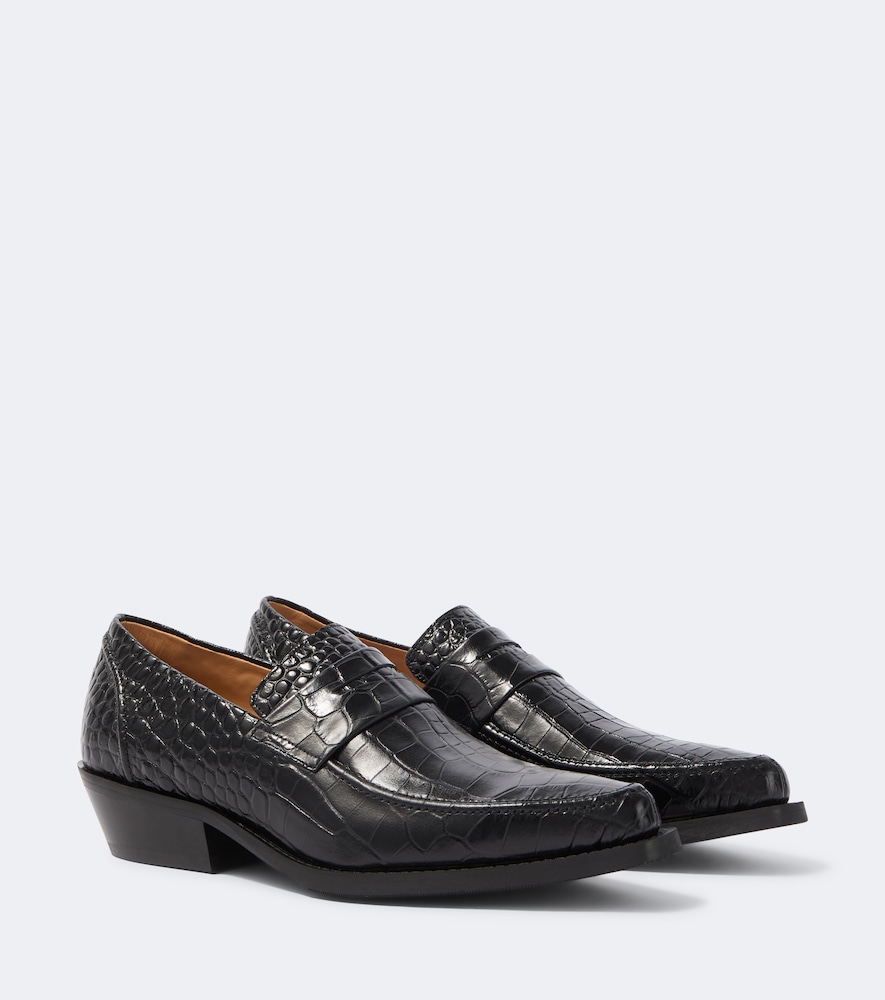 Our Legacy Mocassins Cypher en cuir faon croco 530 €