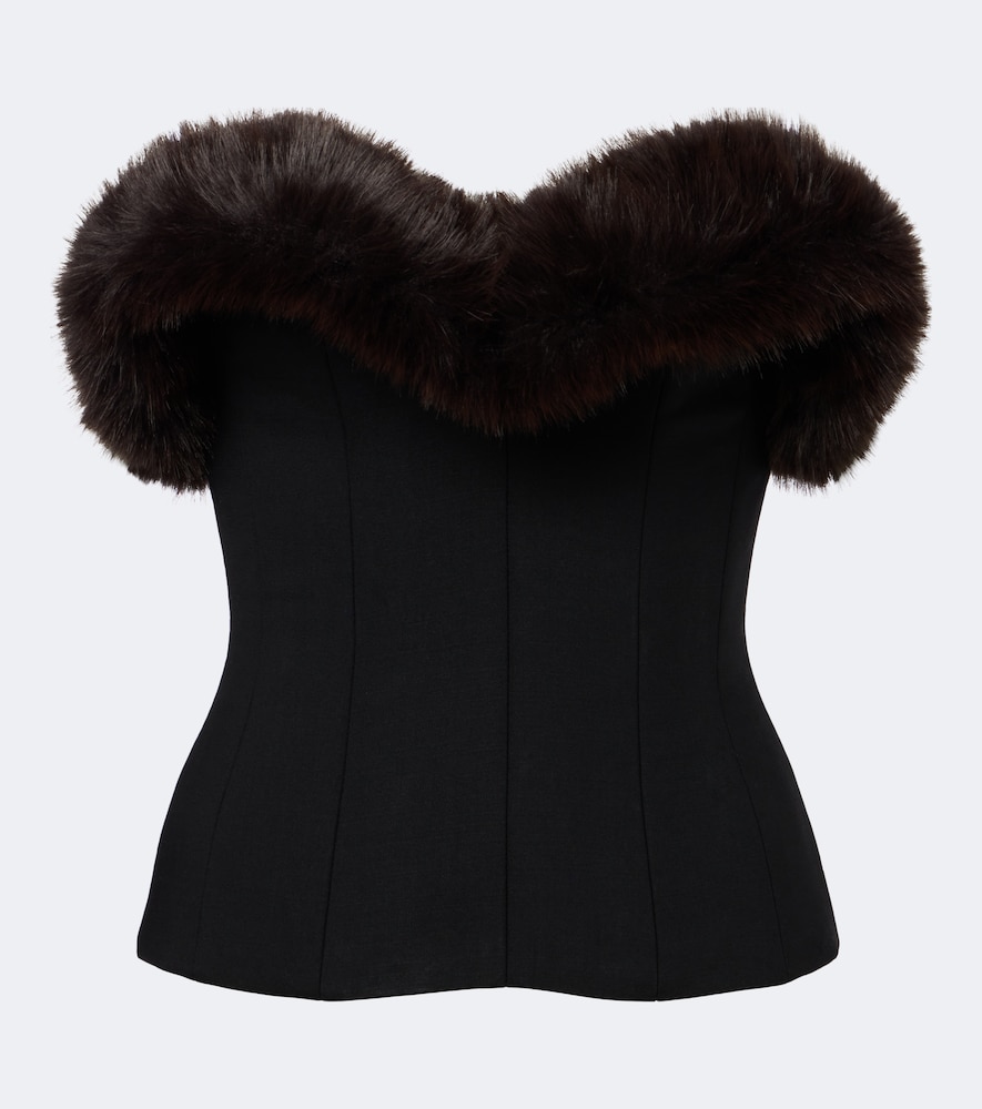 Top in misto lana