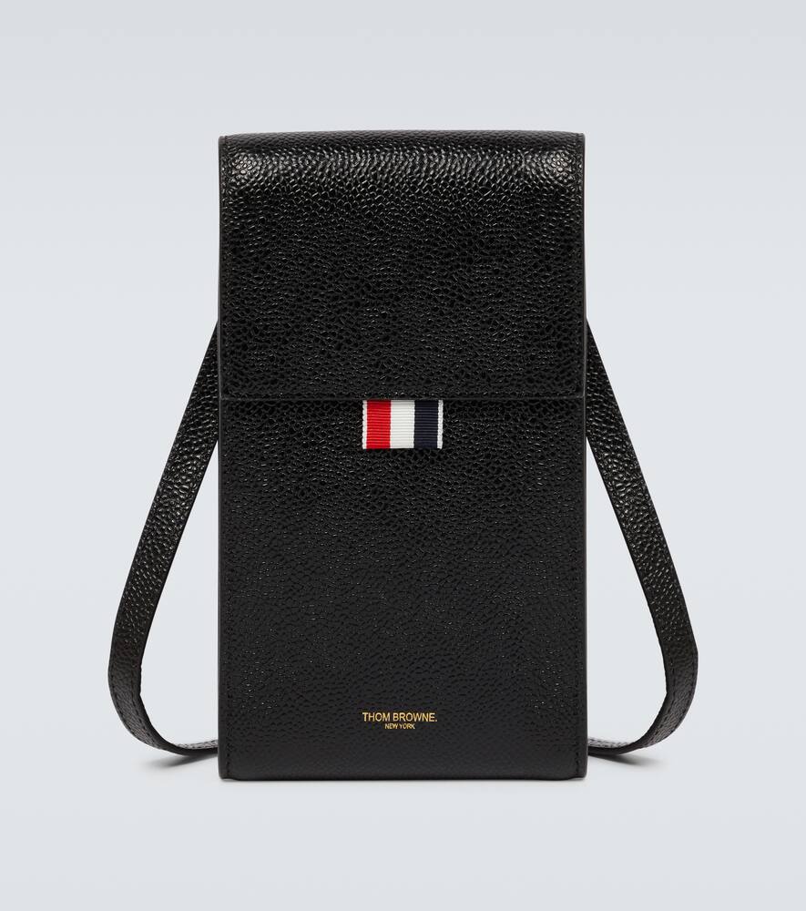 Thom Browne Leather phone pouch