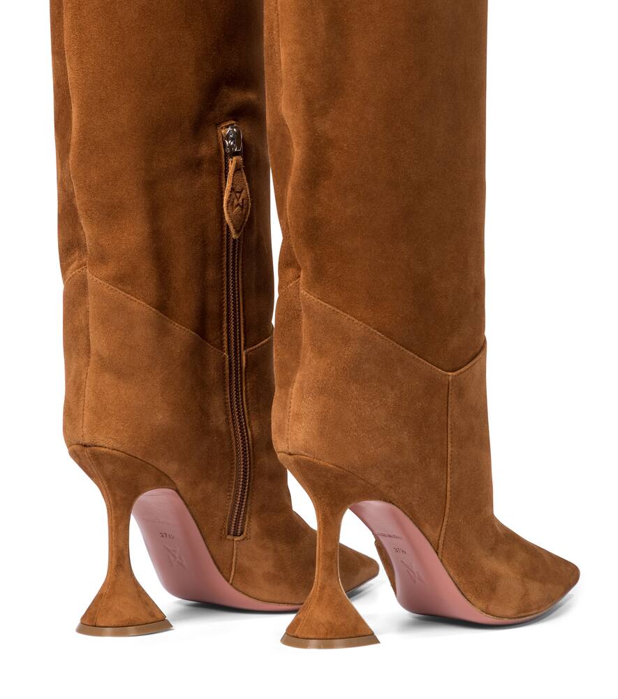 AMINA MUADDI IMAN SUEDE OVER-THE-KNEE BOOTS