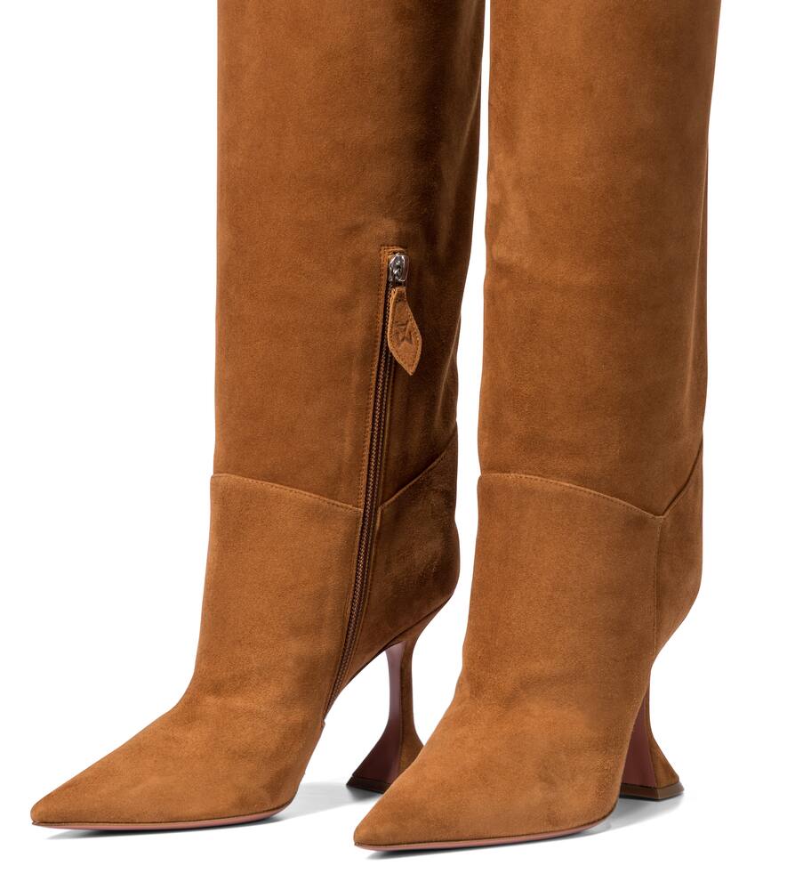 AMINA MUADDI IMAN SUEDE OVER-THE-KNEE BOOTS