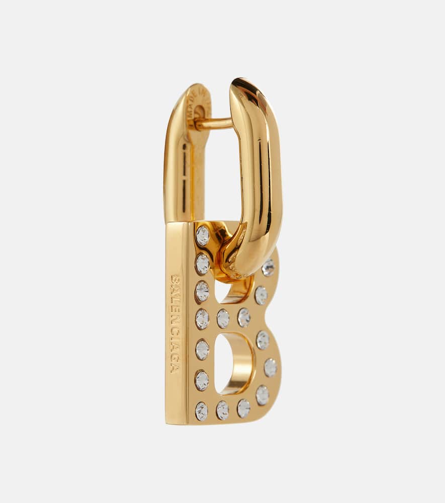Balenciaga B Chain XS embellished earrings