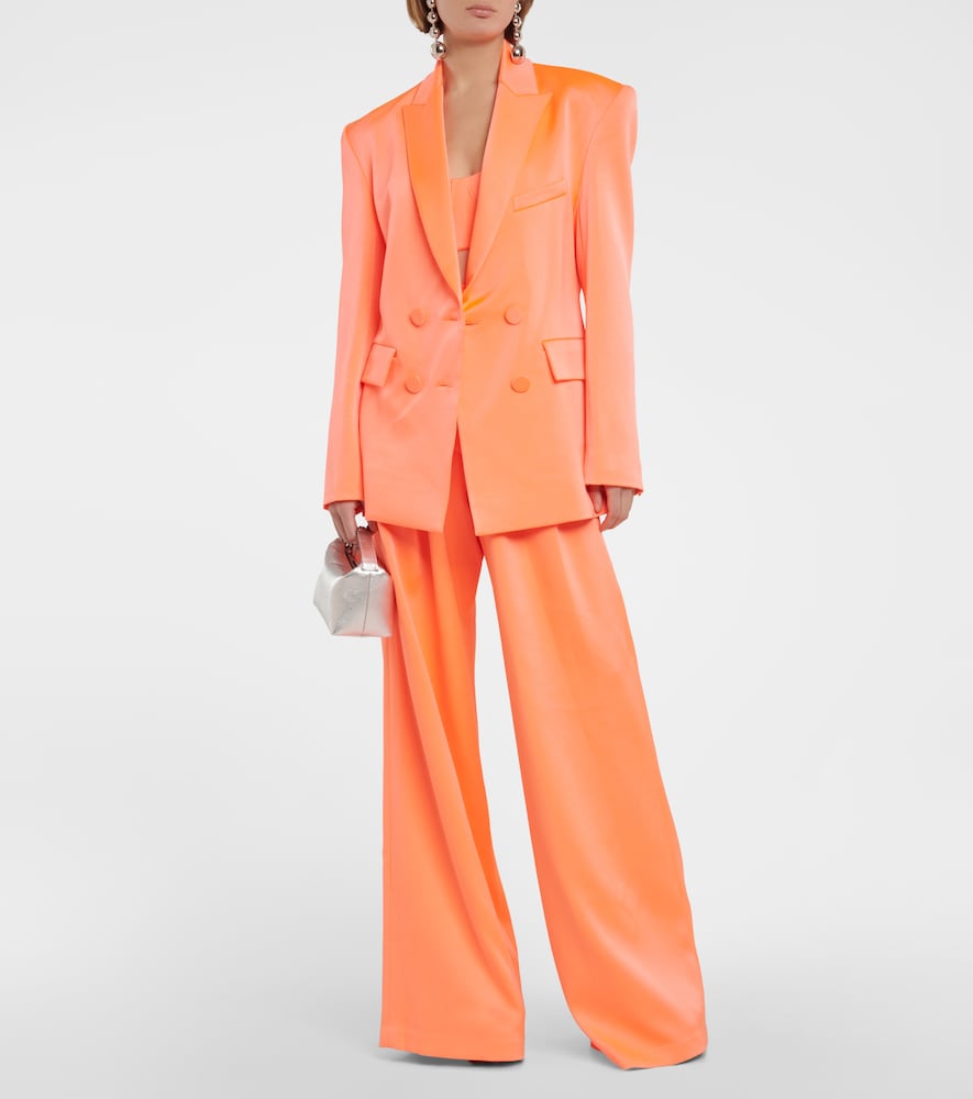 Alex Perry Alex Perry Wells Crãªpe Satin Blazer 