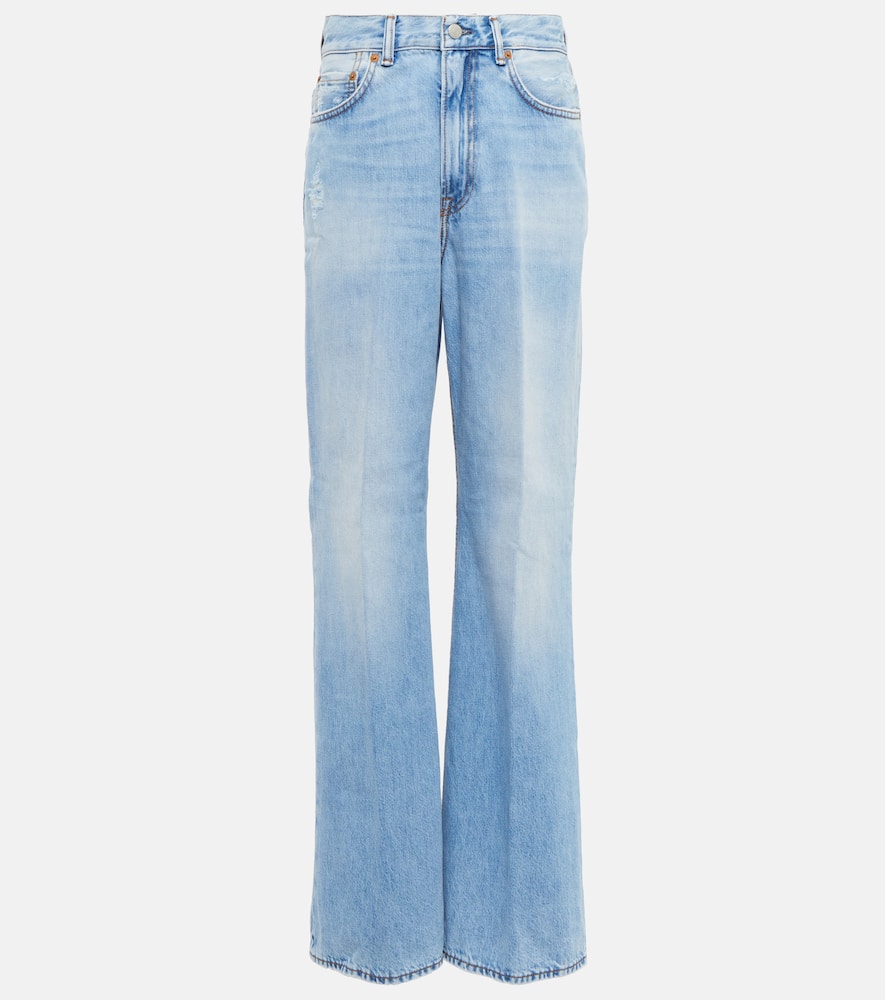 Acne Studios Blue 1981f Jeans In Clear Blue