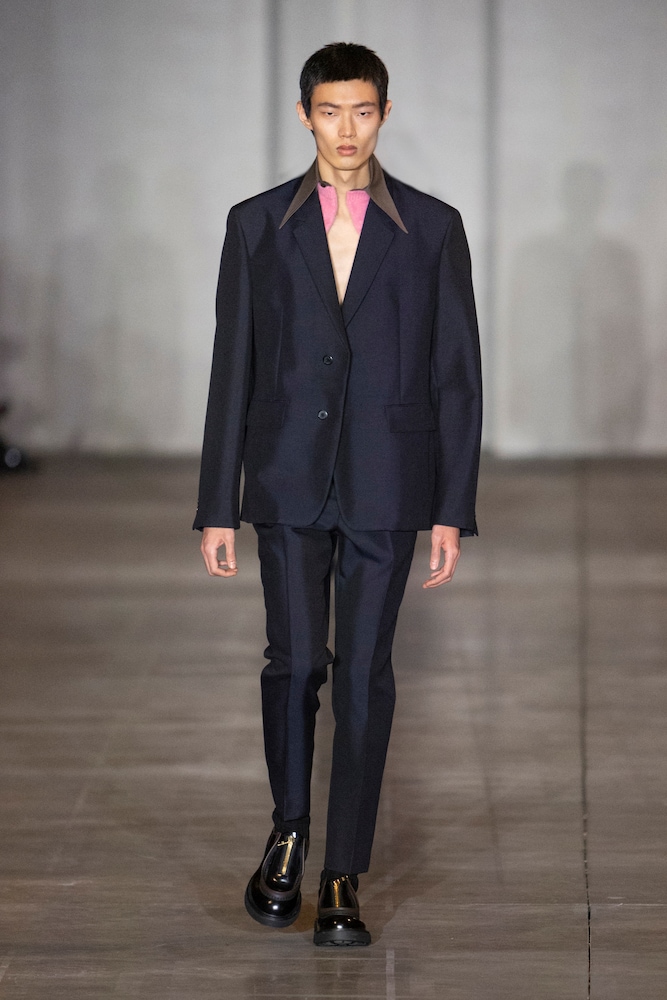  Prada Prada Wool And Mohair Suit Jacket 