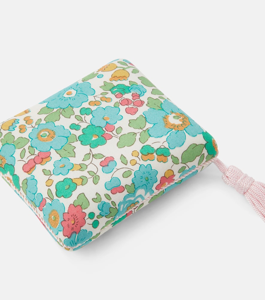 Sophie Bille Brahe Sonya Small Floral Jewelry Box In Multicoloured