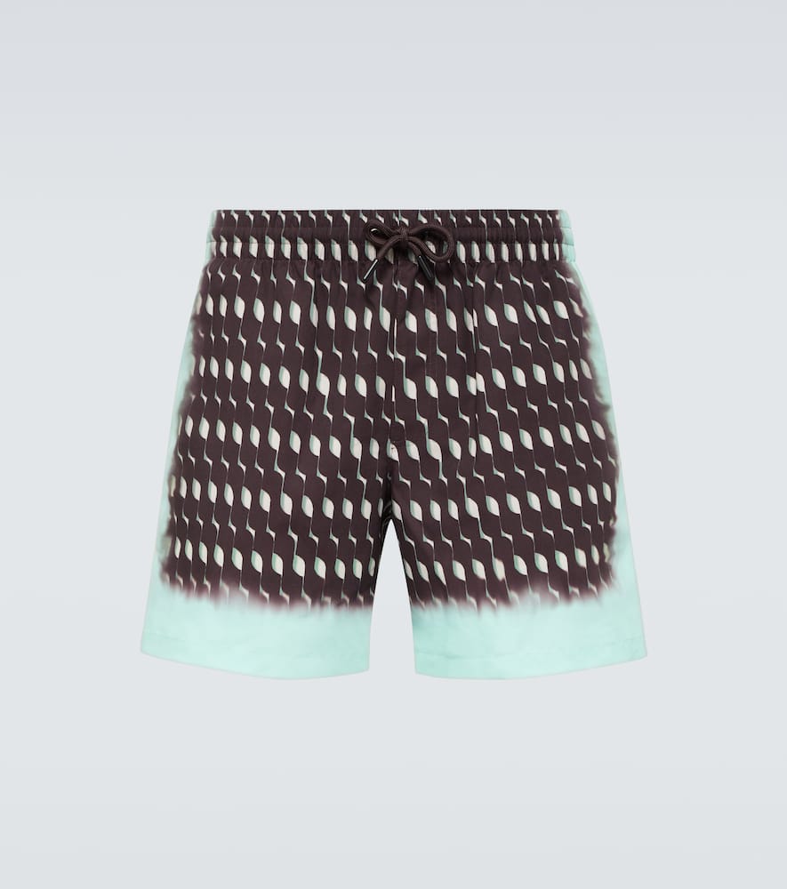 Printed swim trunks