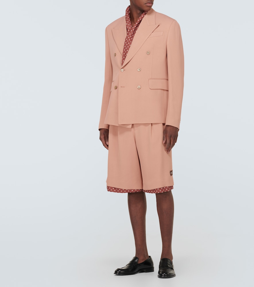  Amiri Amiri Layered Polka-dot High-rise Shorts 