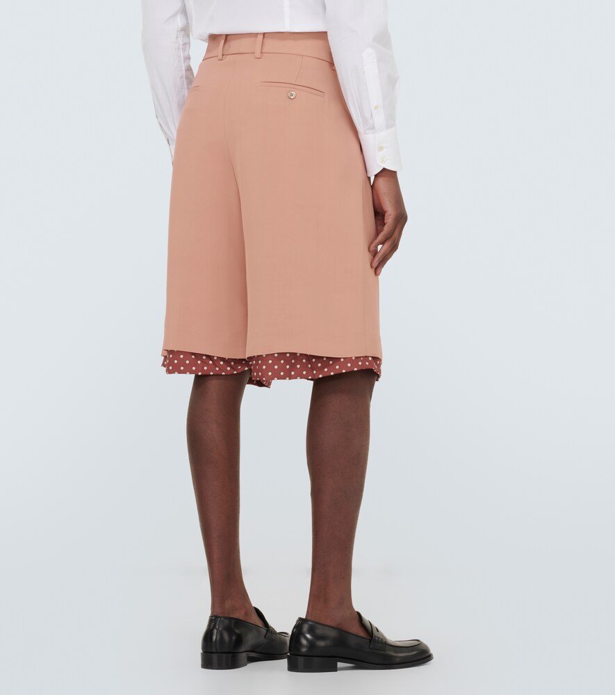  Amiri Amiri Layered Polka-dot High-rise Shorts 