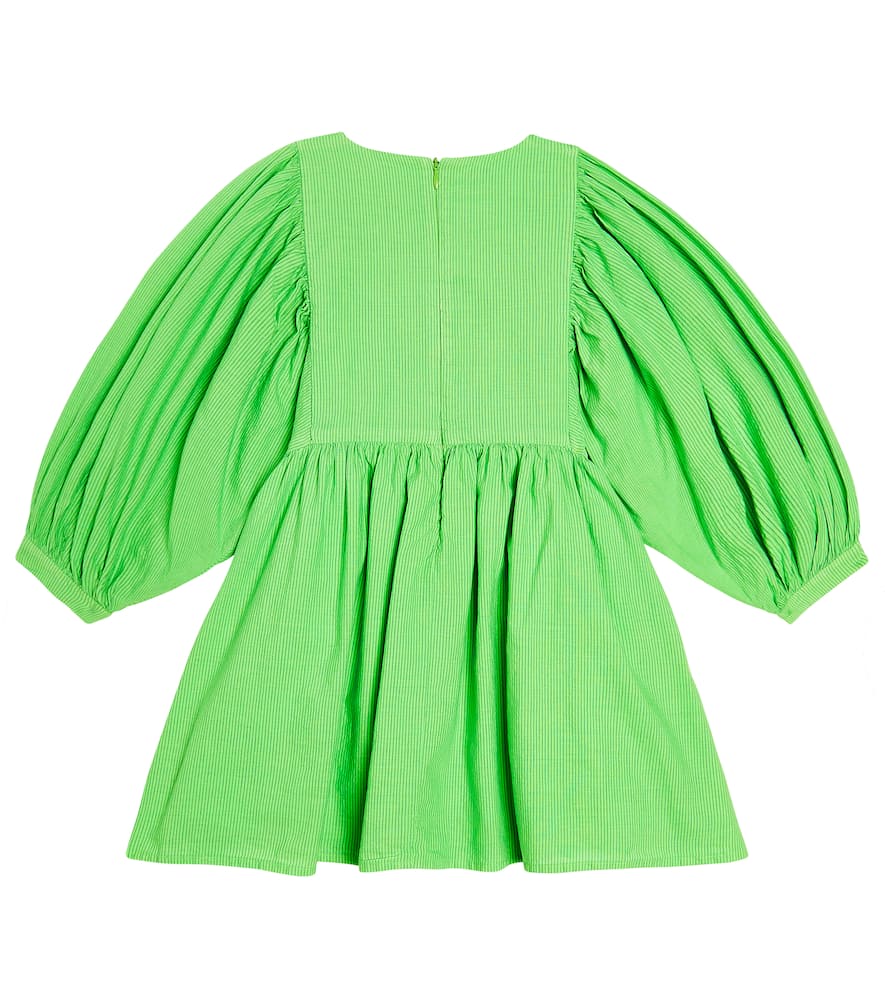 Morley Ulla Cotton And Linen Dress In Green