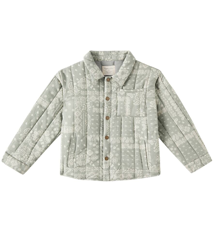 Rylee + Cru Nashville bandana linen and cotton jacket